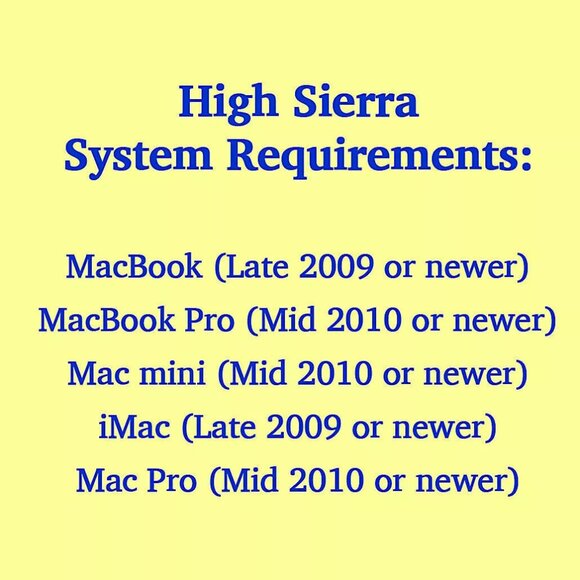 128GB SSD Upgrade with macOS High Sierra 10.13 for MacBook, MacBook Pro,Mac Mini - Picture 13 of 13